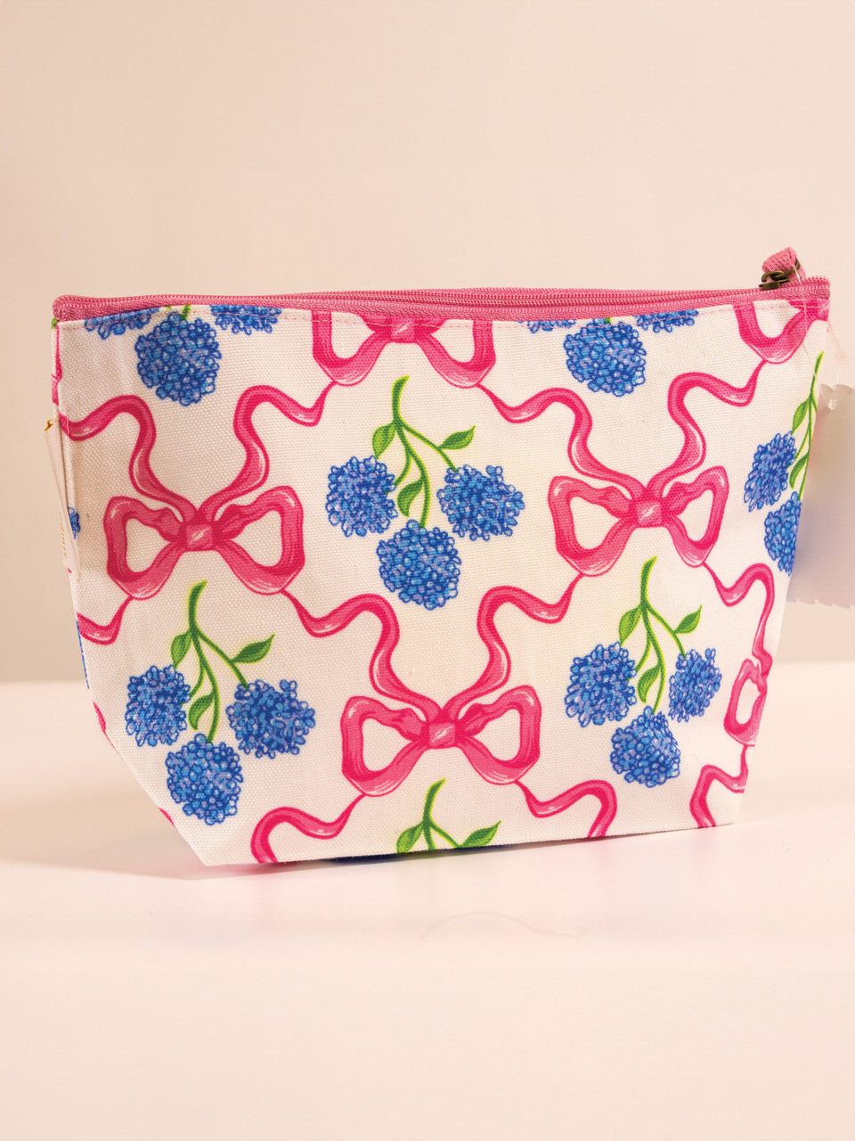 Seaside Ribbon Canvas Pouch