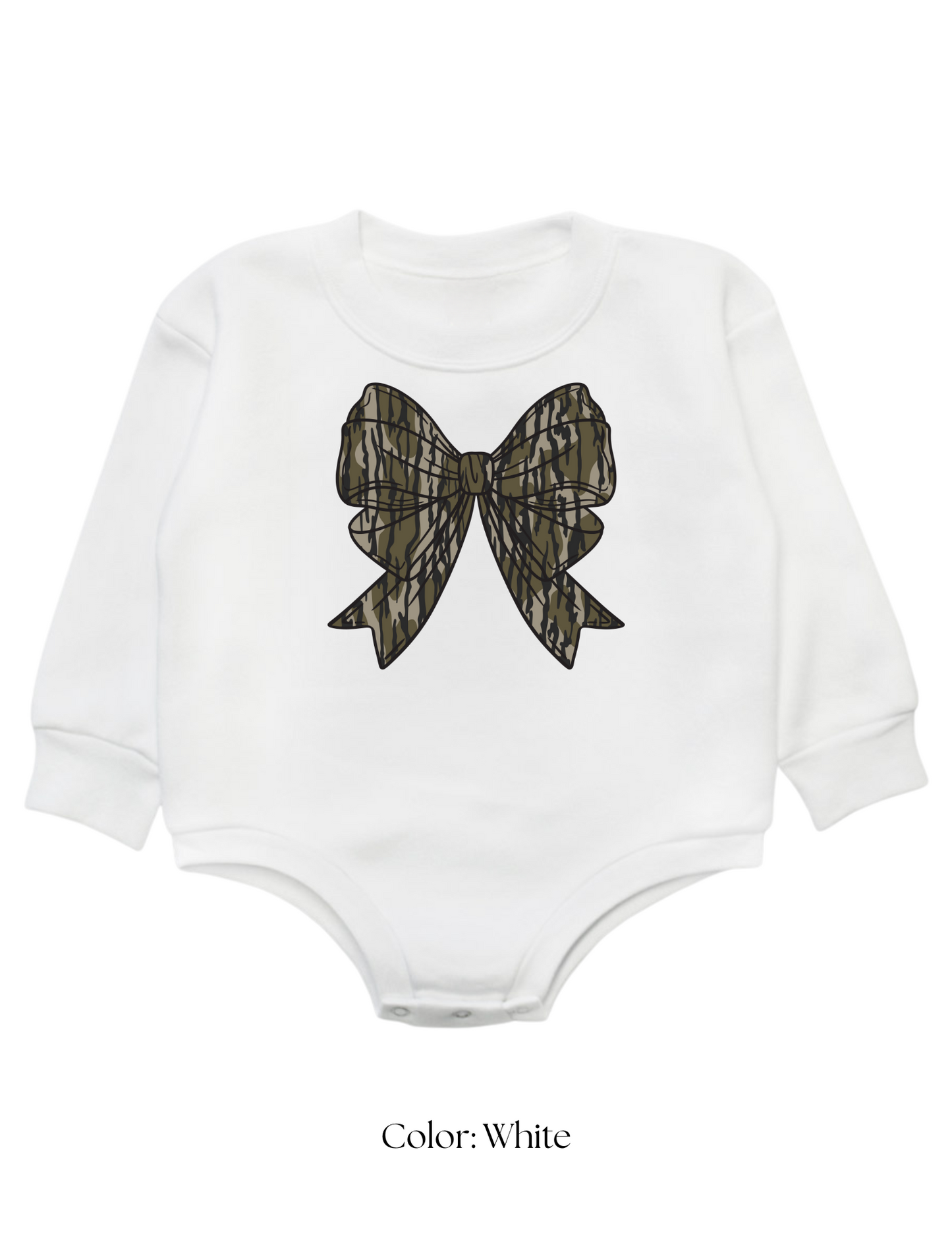 *CUSTOM* (Baby) Bottomland Bow Sweatshirt Bubble