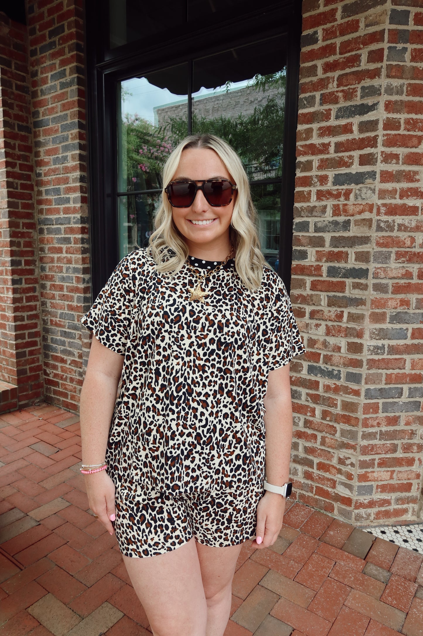 Leopard Polka Dot Lounge Set