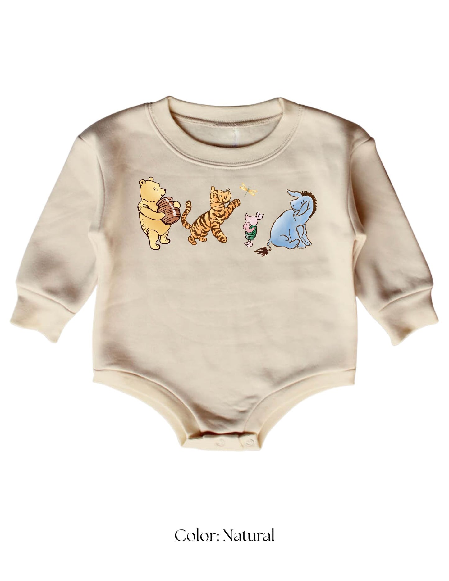 *CUSTOM* (Baby) Winnie the Pooh & Friends Sweatshirt Bubble