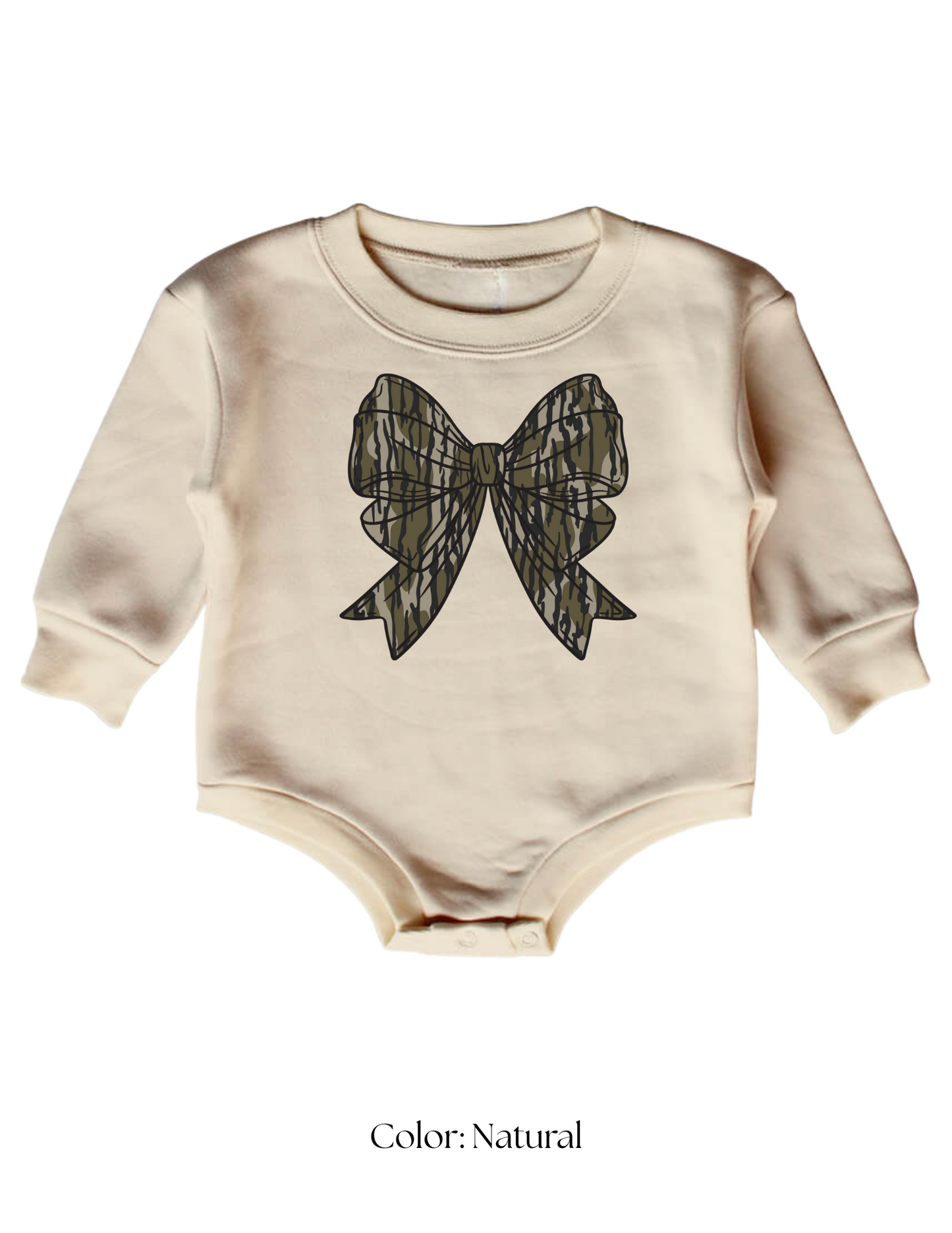 *CUSTOM* (Baby) Bottomland Bow Sweatshirt Bubble