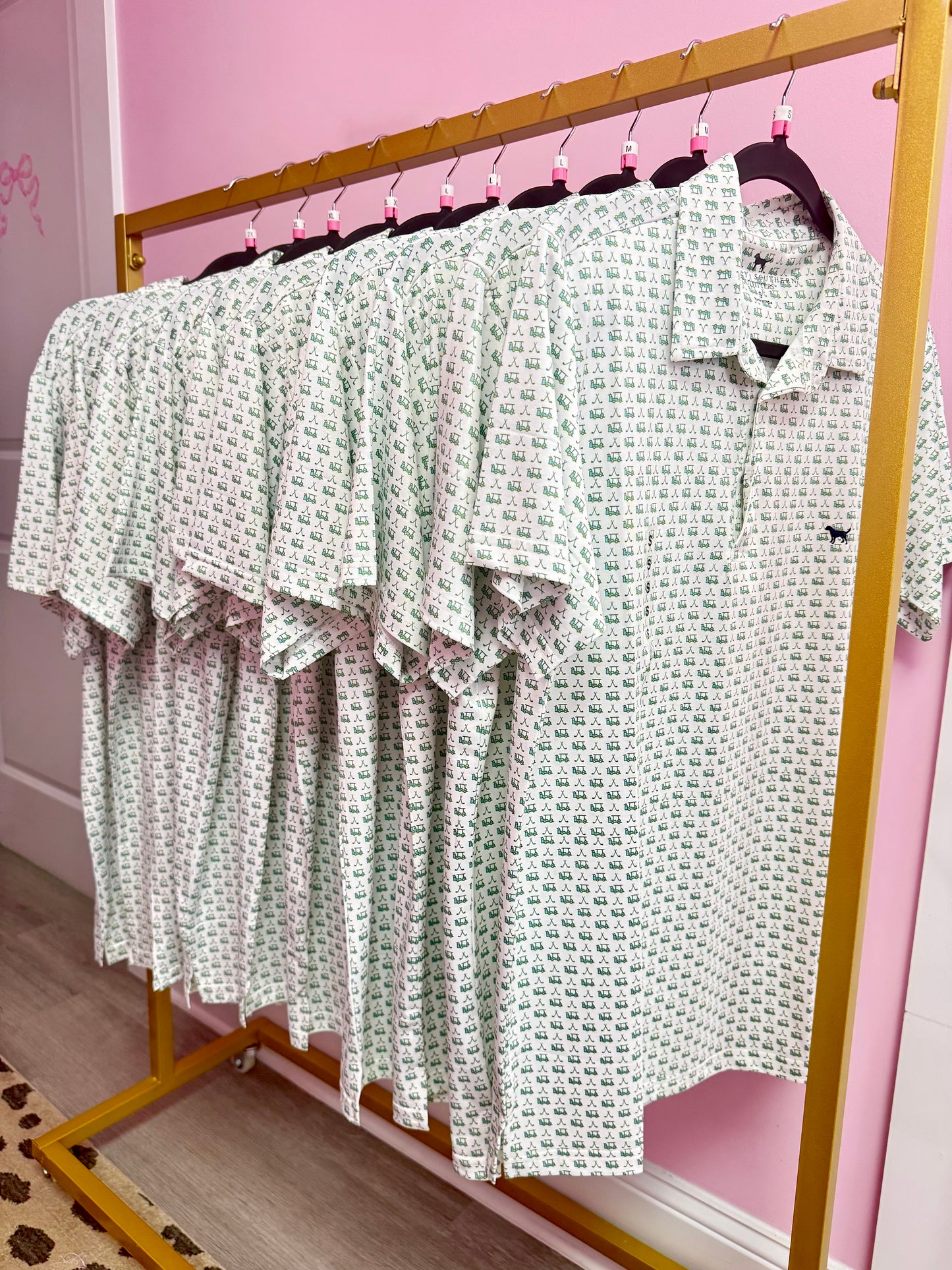 Golf Patterned Polo