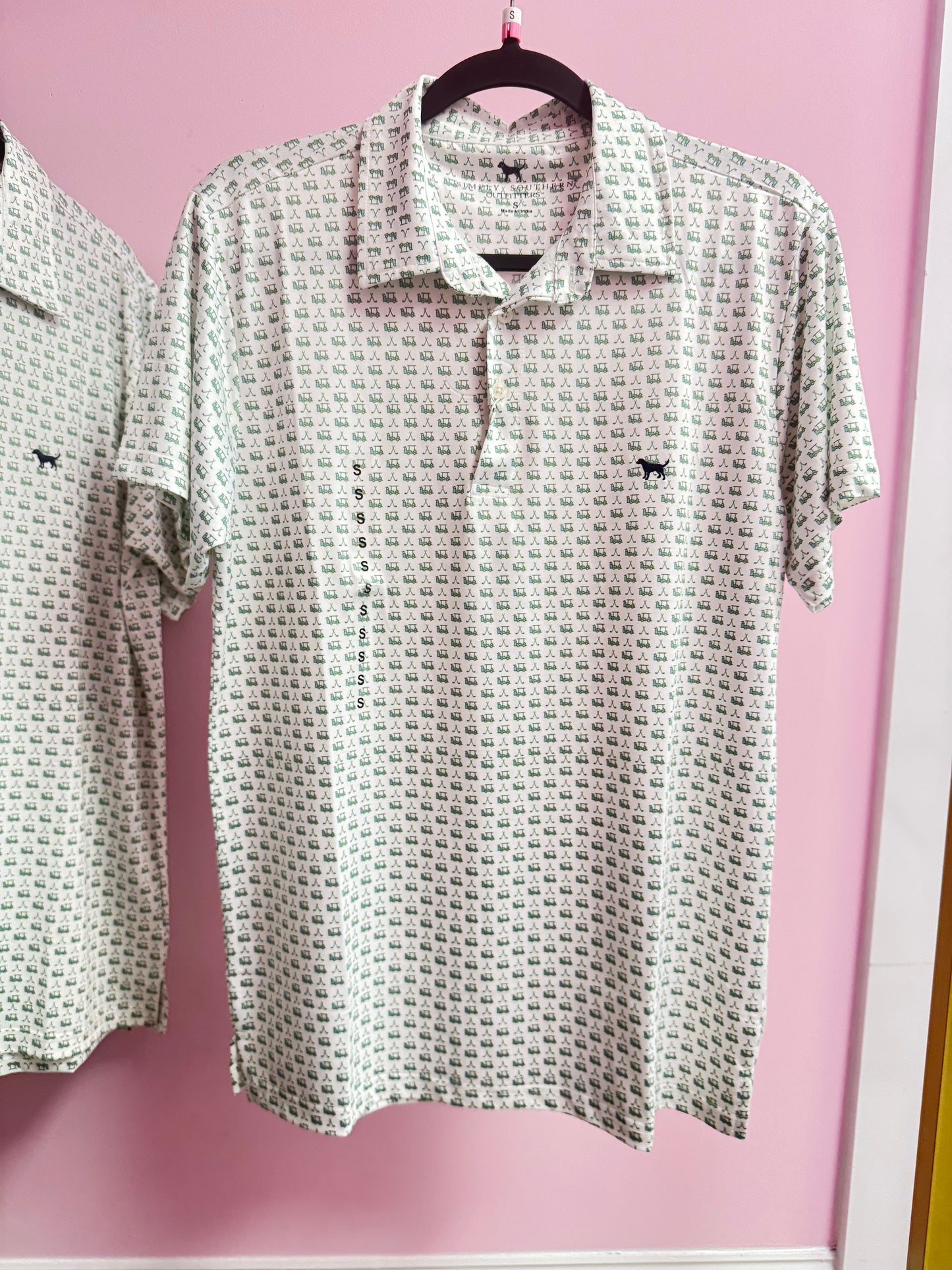 Golf Patterned Polo