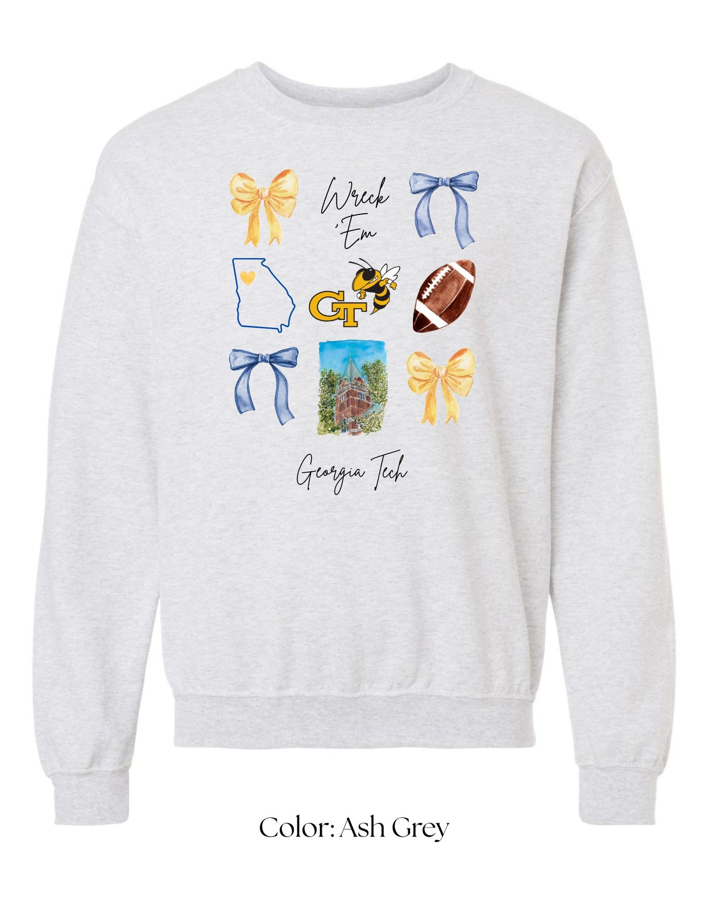 *CUSTOM* (Adult) Georgia Tech Football Crew