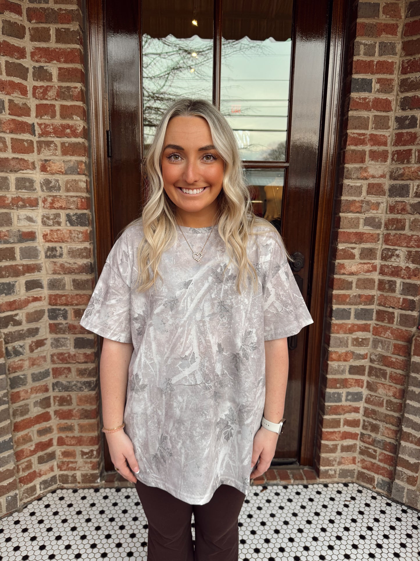 Iced Out Camo Oversized Tee