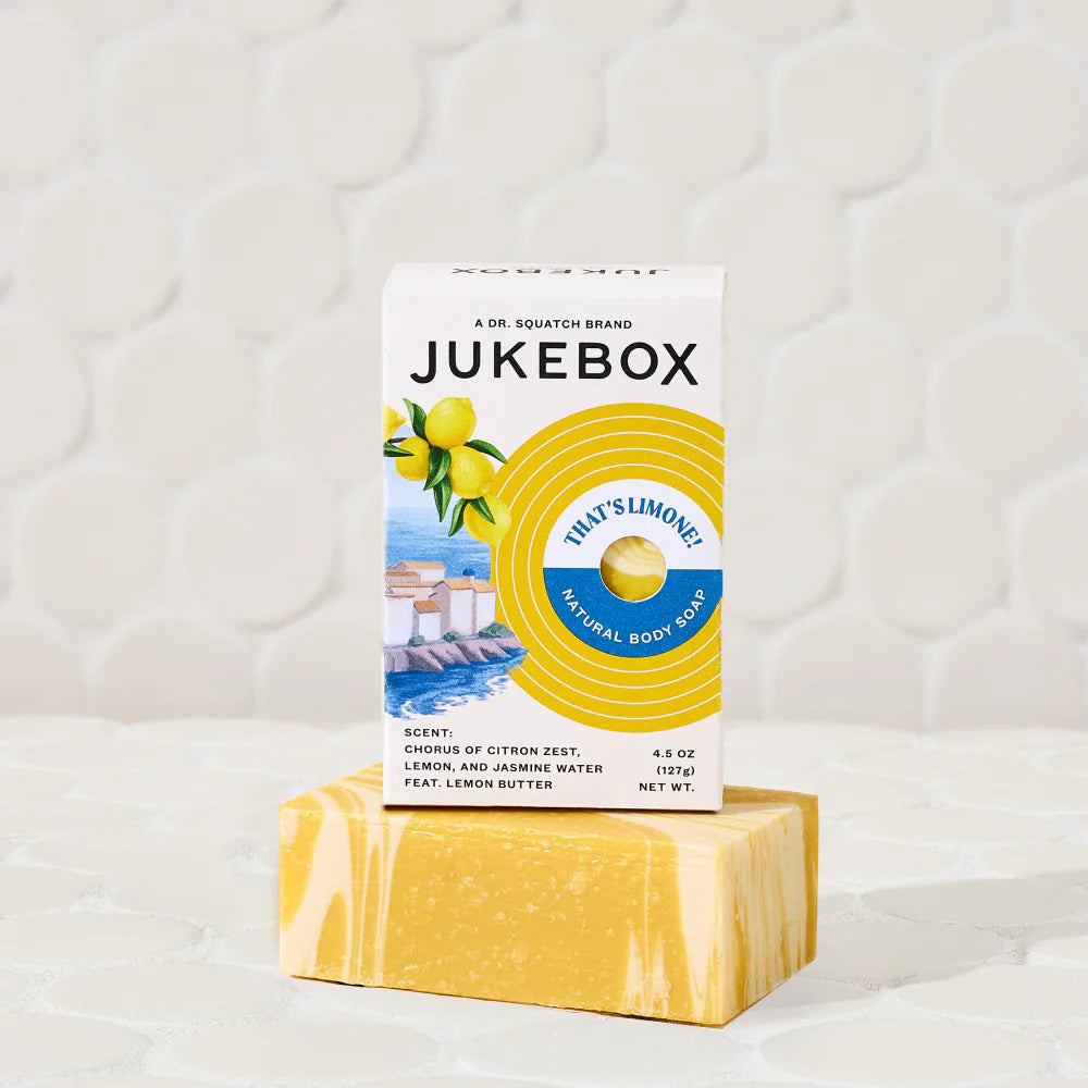 That's Limone Bar Soap - Jukebox by Dr. Squatch
