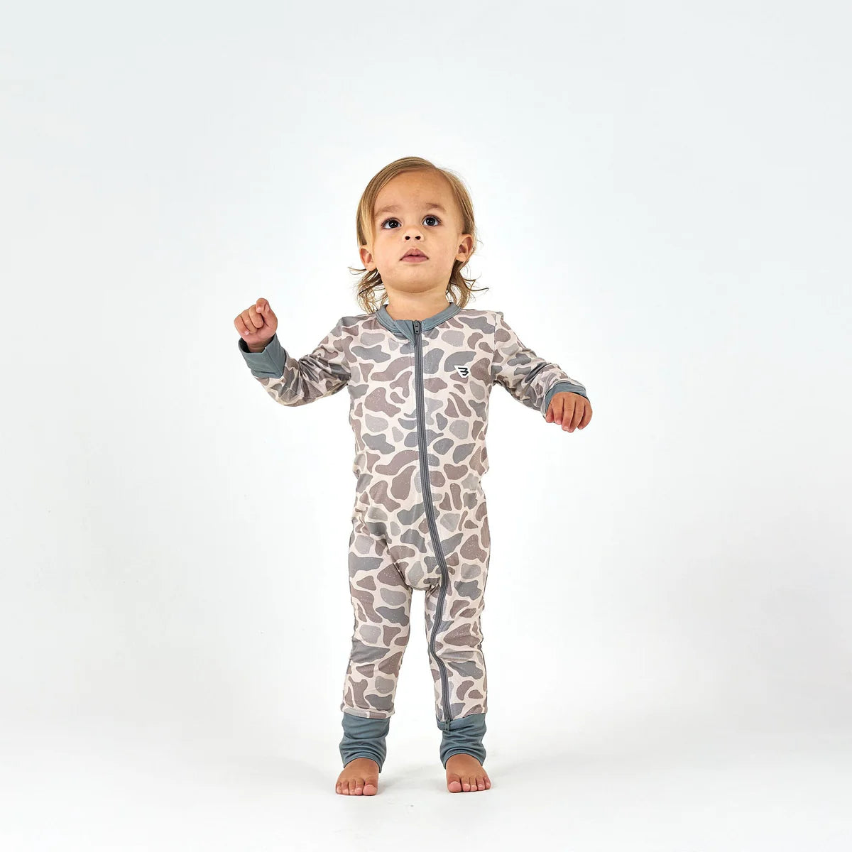 Burlebo Baby Zip Up | Classic Deer Camo