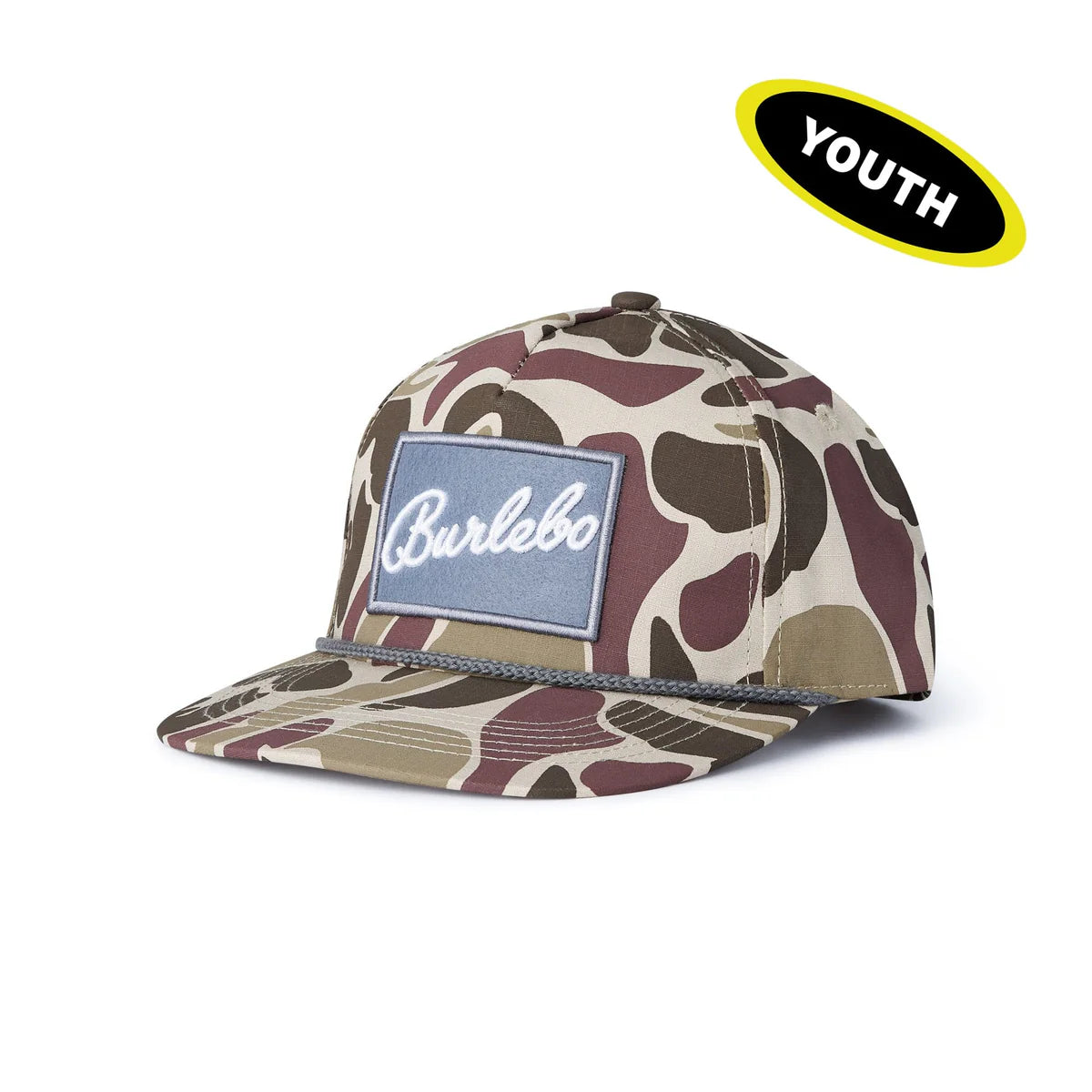 Burlebo Youth Camo Cap | Grey Patch