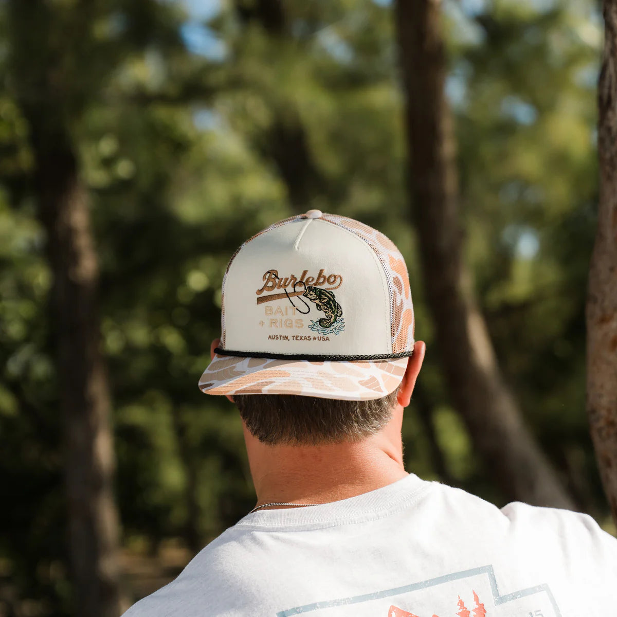Burlebo Bait Rigs Camo Mesh Hat