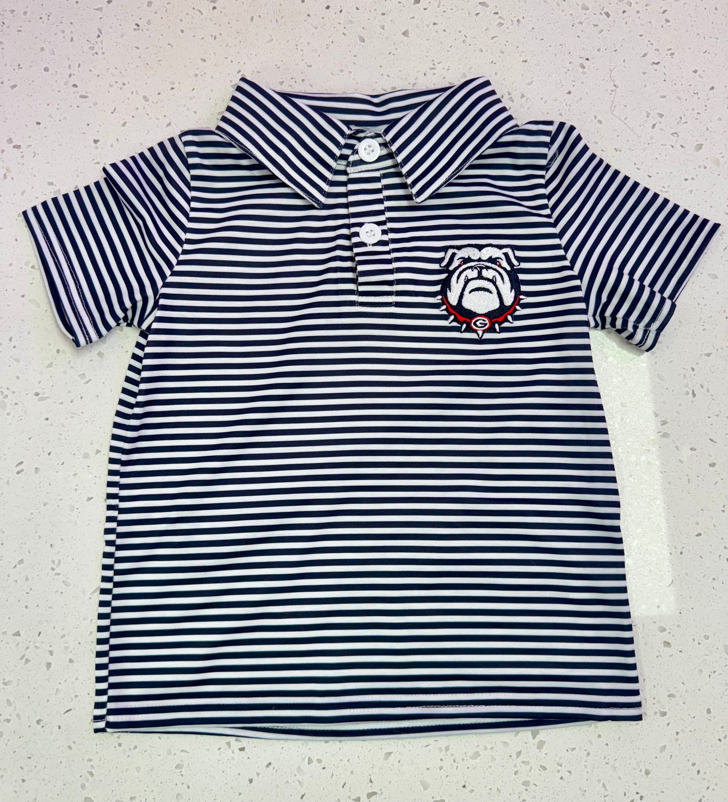 Little Boys Georgia Stripe Polo
