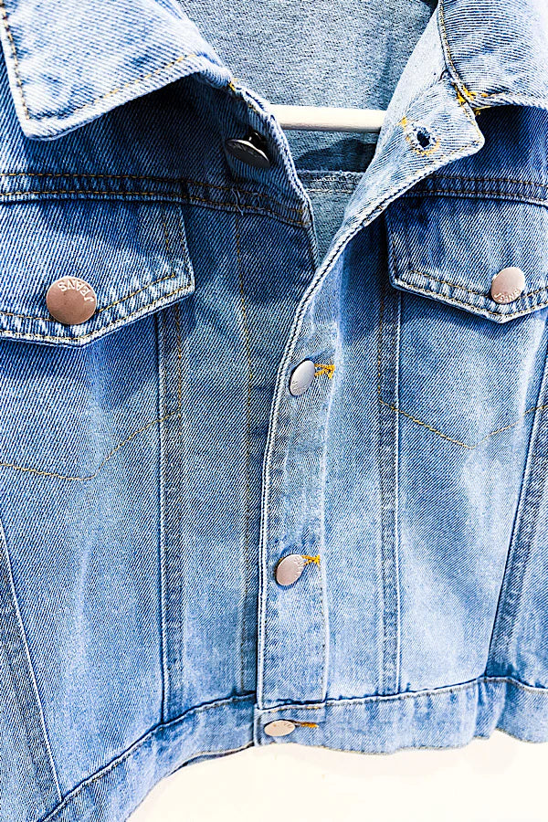 Harper Bow Denim Jacket