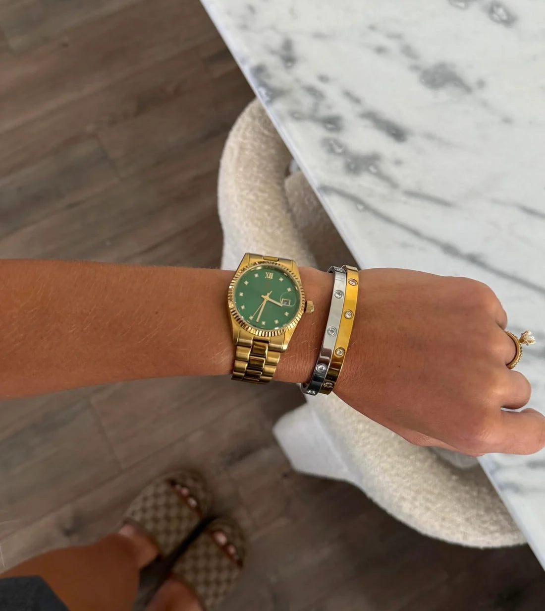 Luxe Bangle | Silver