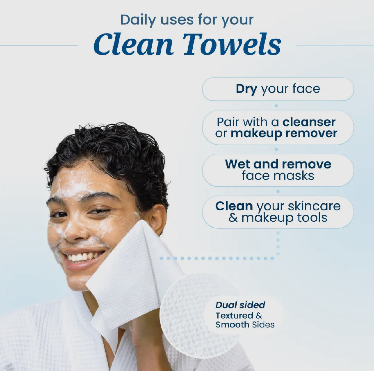 Clean Skin Club - Clean Towels XL 50ct