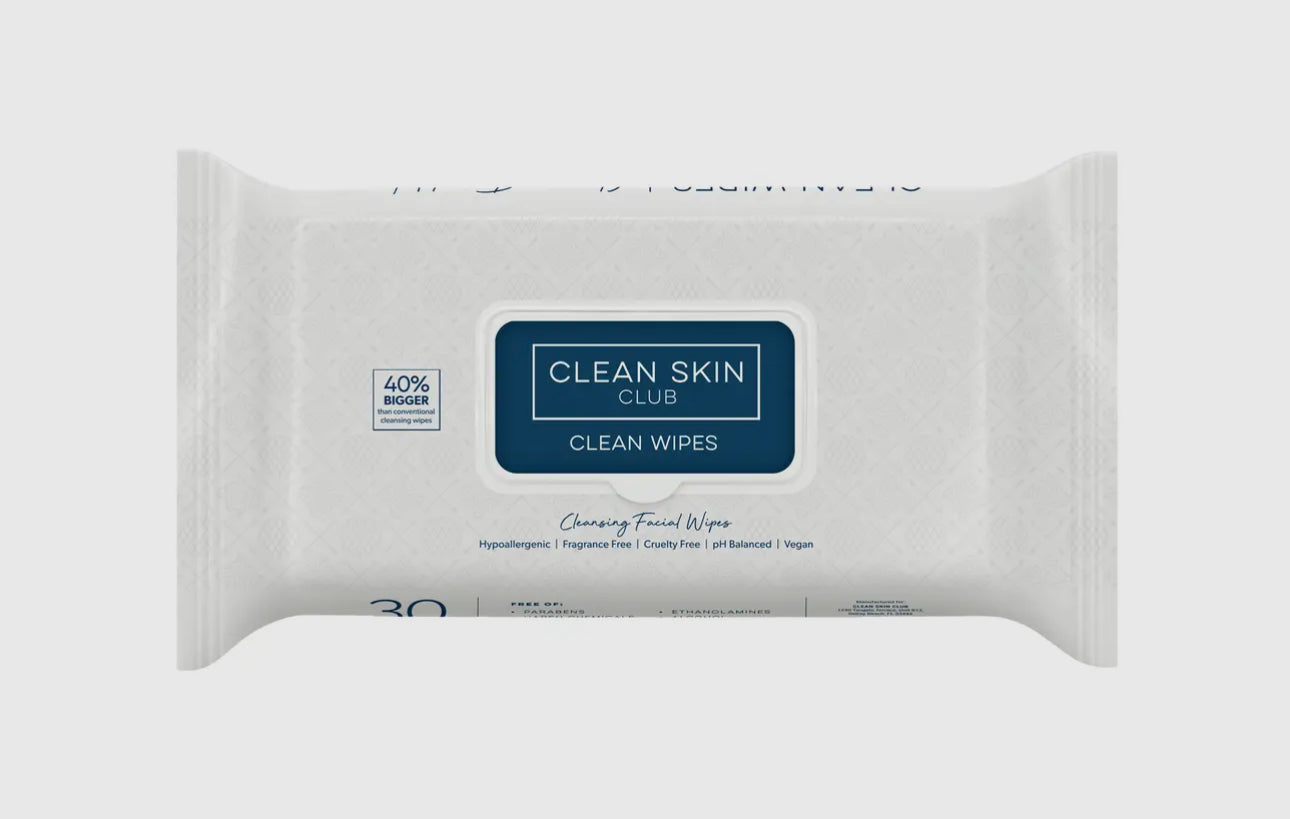 Clean Skin Club - Clean Wipes 30ct
