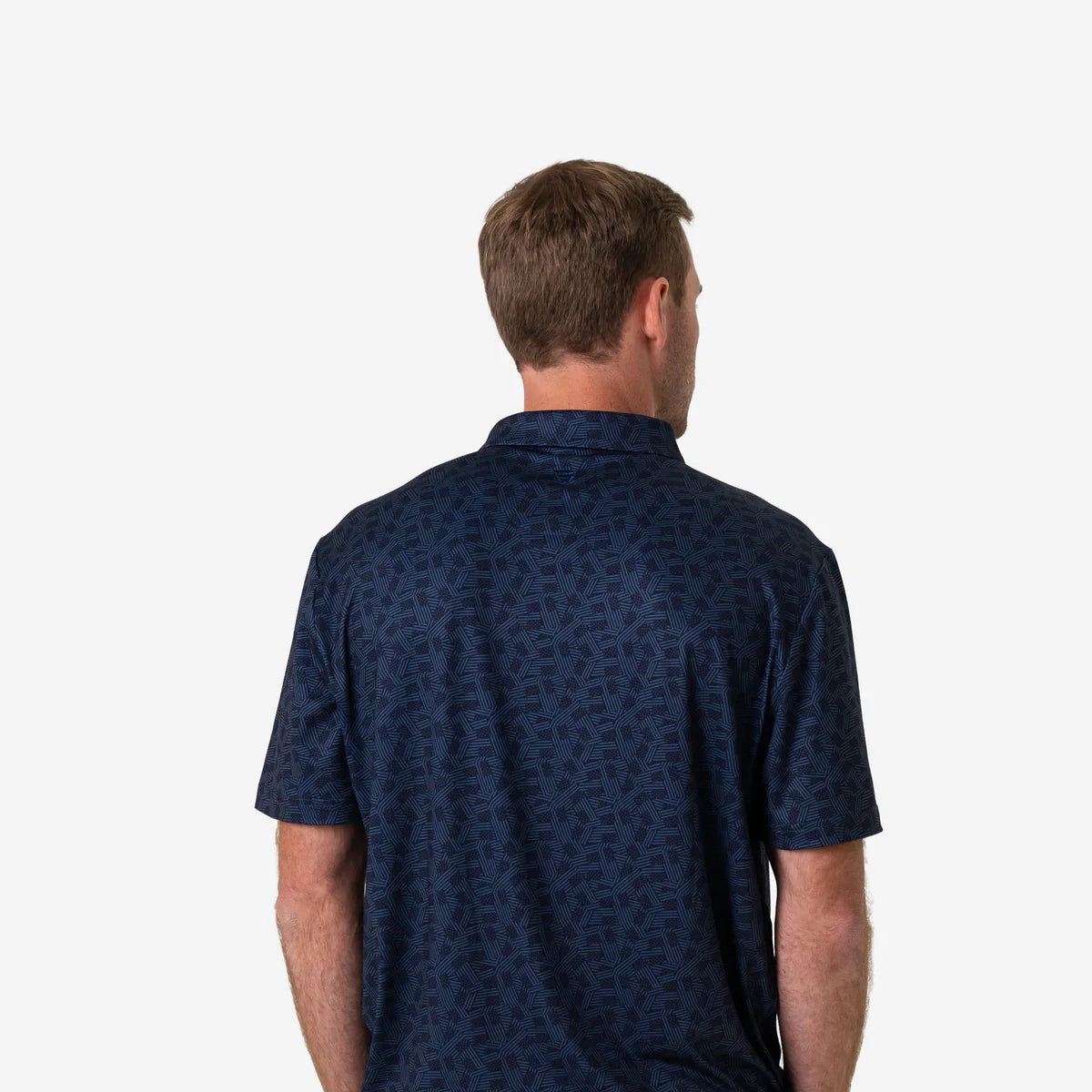 Burlebo Performance Polo | Navy Stars & Stripes