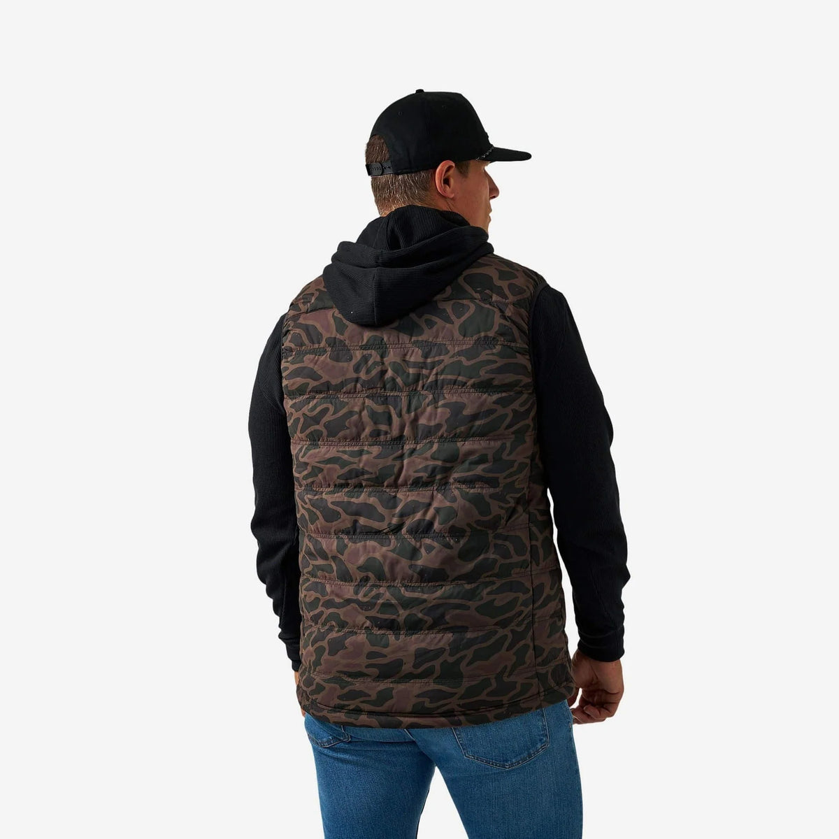 Burlebo Puffer Vest | Bendita Camo