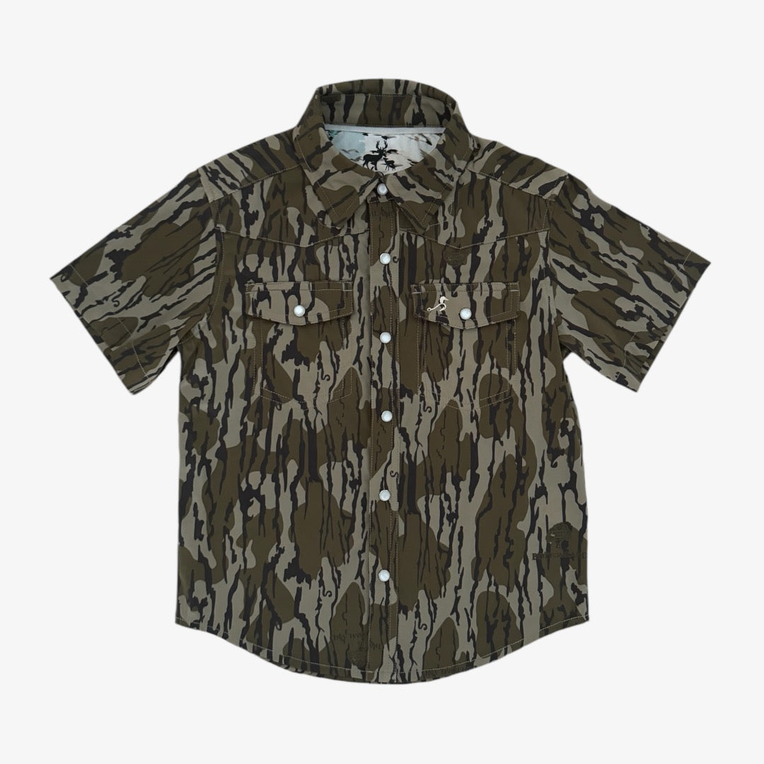 Performance Pearl Snap | Original Bottomland & Mallard Sky (child)