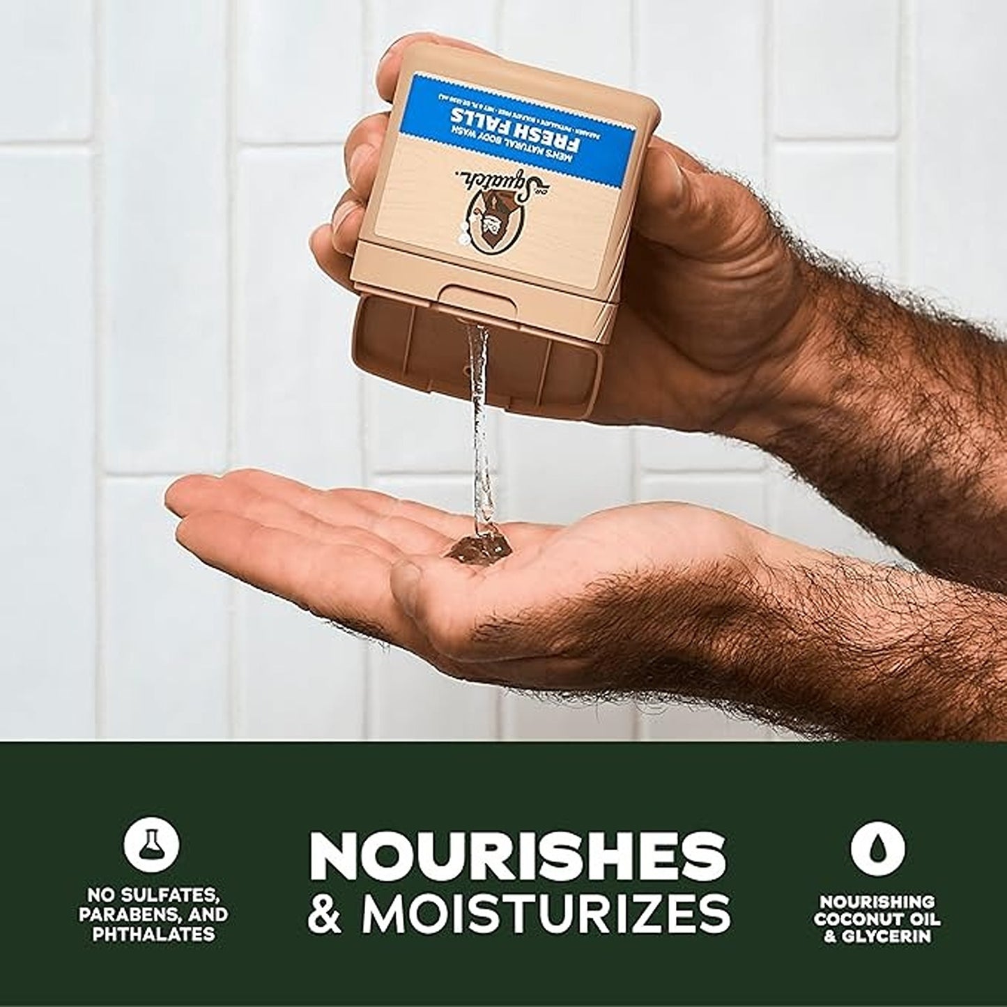 Dr. Squatch Wood Barrel Bourbon 8oz Body Wash