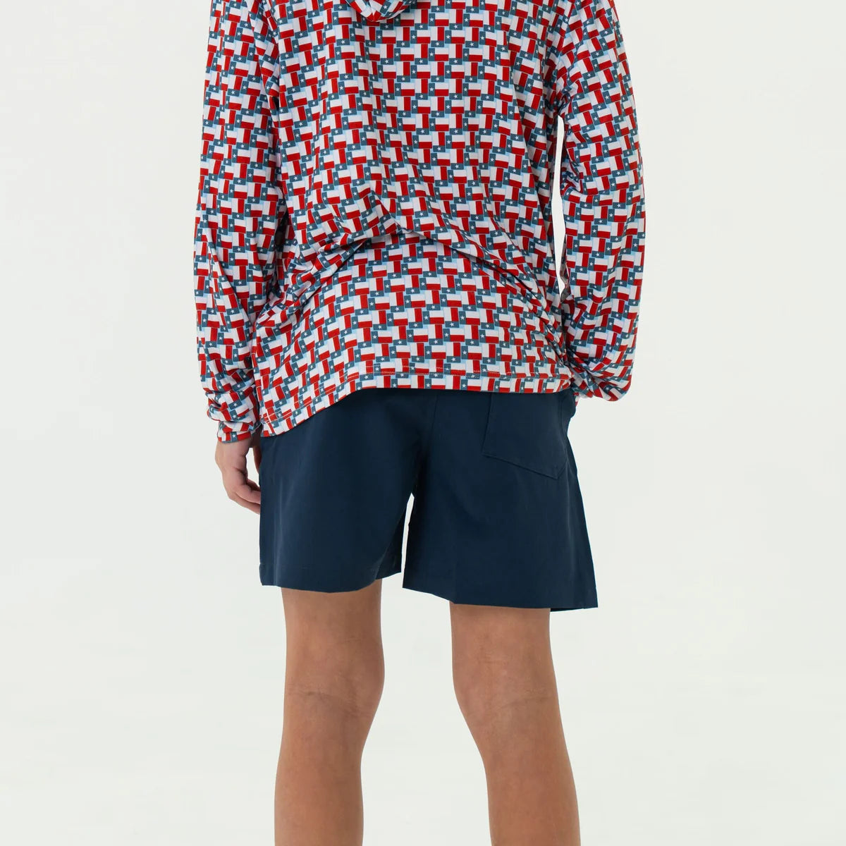 Burlebo Youth Everyday Short | Deep Water Navy - Mayan Pocket
