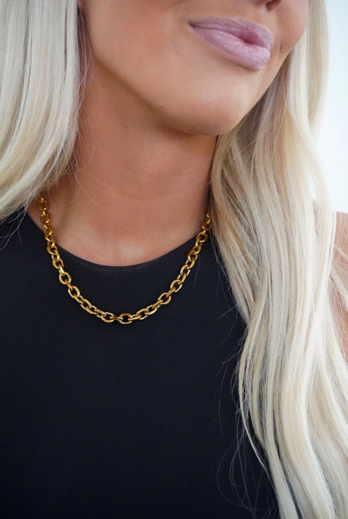 Aubrey Gold Necklace