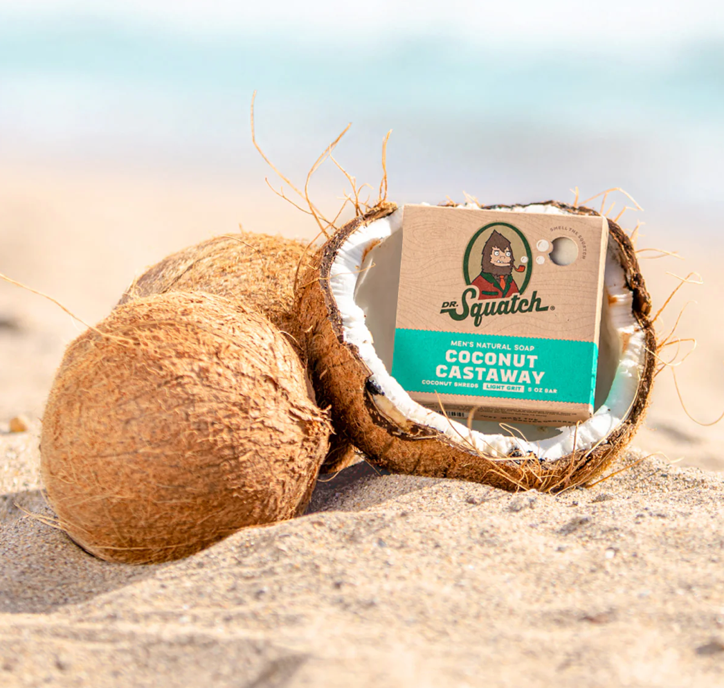 Dr. Squatch Coconut Castaway Bar Soap