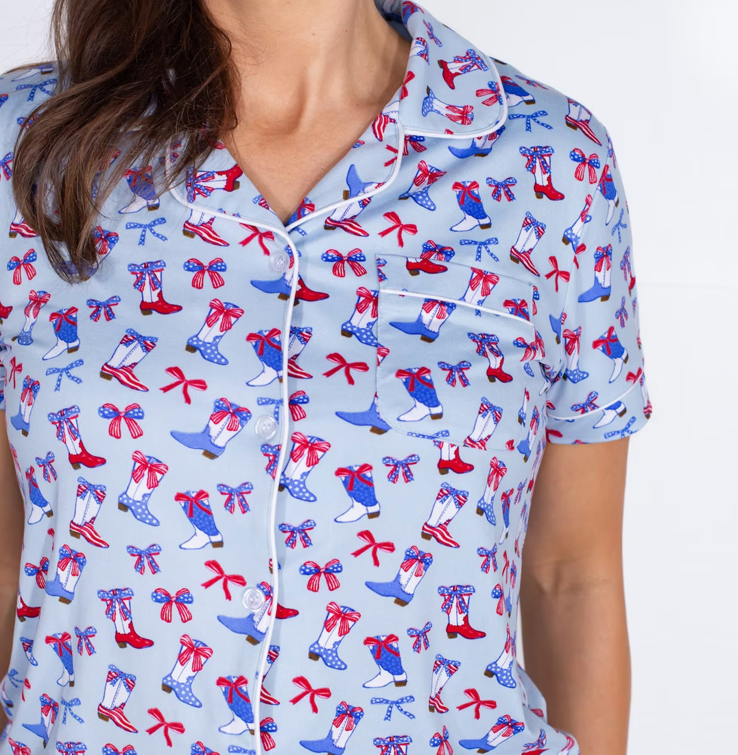 Boots n' Bows Pajama Set