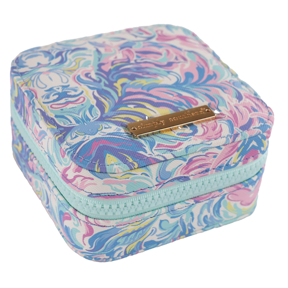 Water Color Print Jewelry Case
