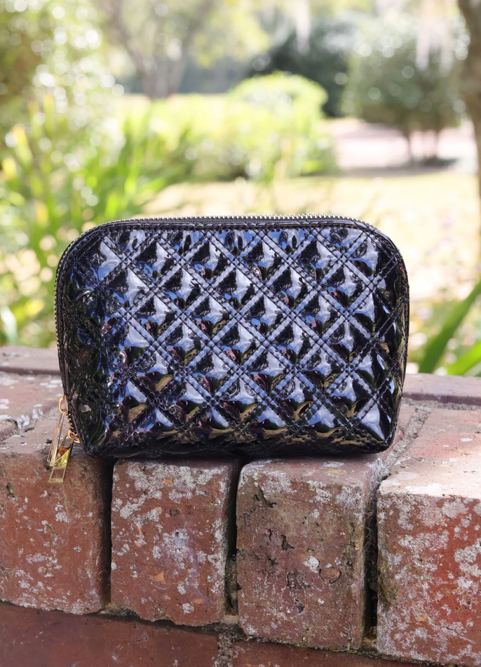 Ibiza Small Pouch | Black Patent SQ