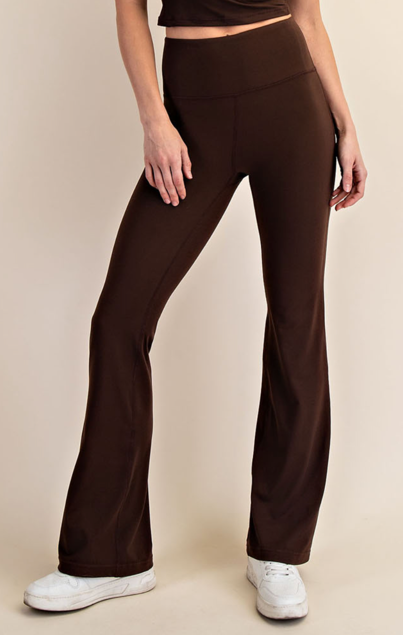 Espresso Flare Yoga Pants