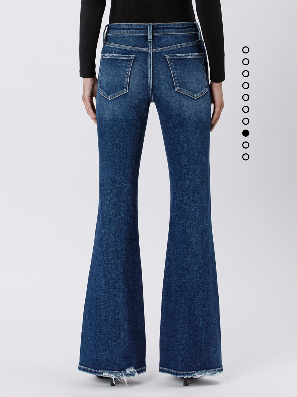 Laken | Lovervet High Rise Full Length Flare Jeans