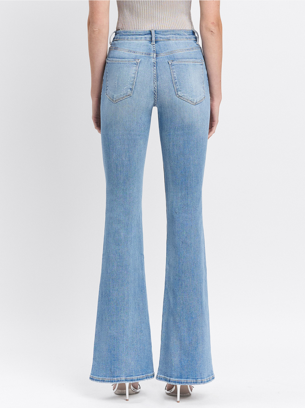 Bella | Vervet High Rise Long Flare Jeans