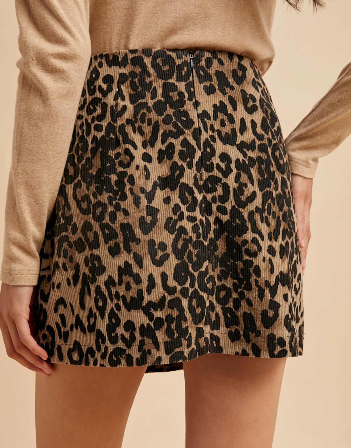 Leopard Mini Skirt