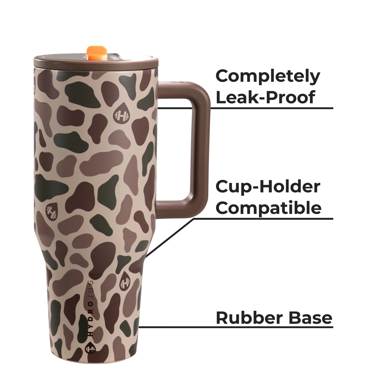 Duck Camo Hydrojug 40oz Traveler Tumbler