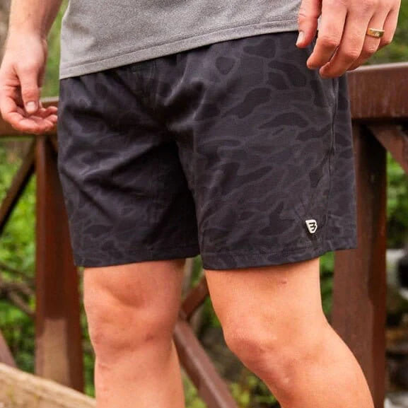 Burlebo Athletic Short | Black Camo - Black Liner