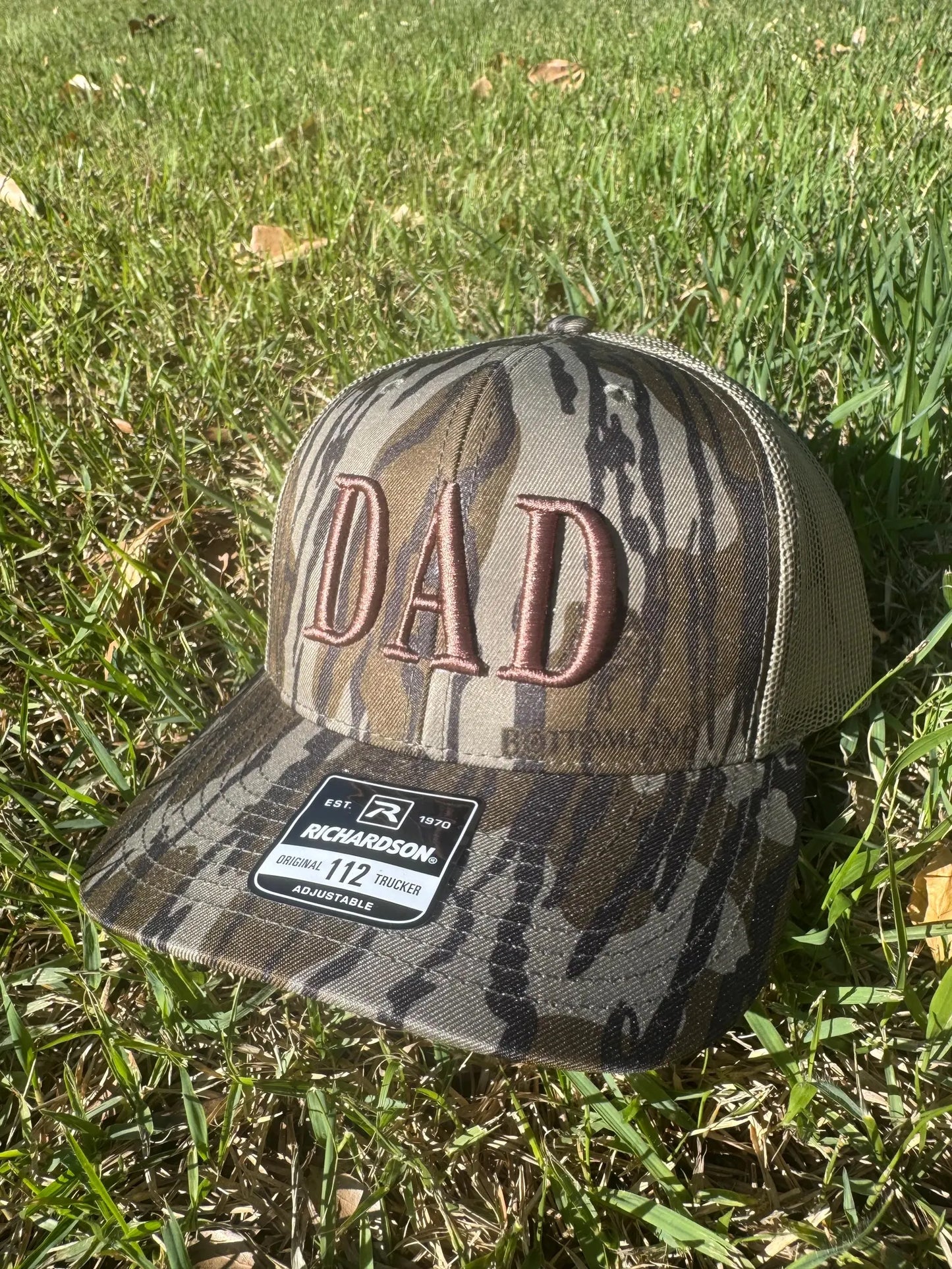 Mossy Oak Bottomland DAD 3D PUFF Embroidered Hat