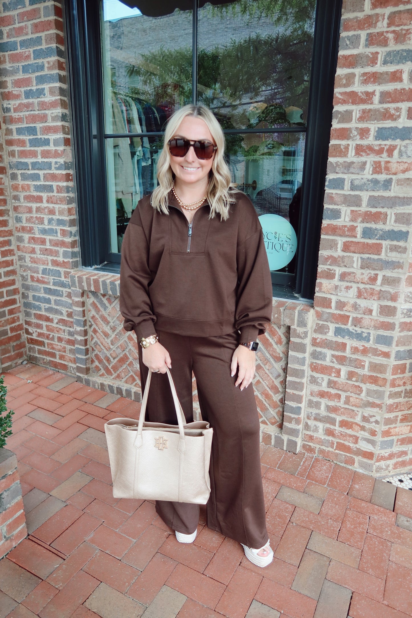 Mocha Muse Top & Pants Set