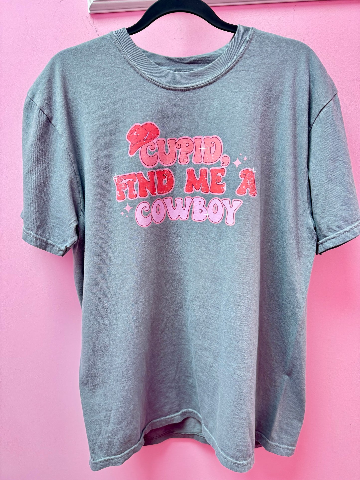 Cupid Find Me A Cowboy Tee