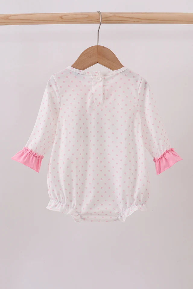 Pink Bow Christmas Tree Ruffle Bubble