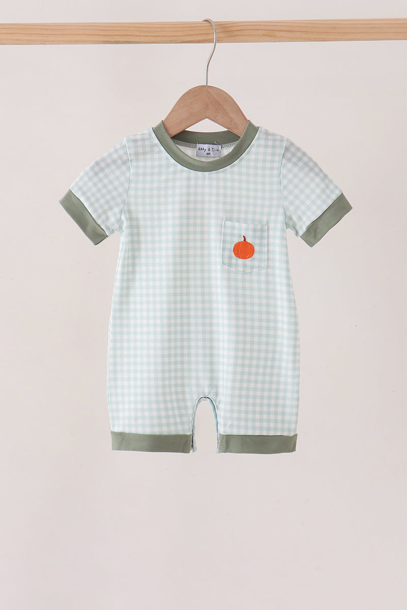 Little Boys | Gingham Pumpkin Jon Jon