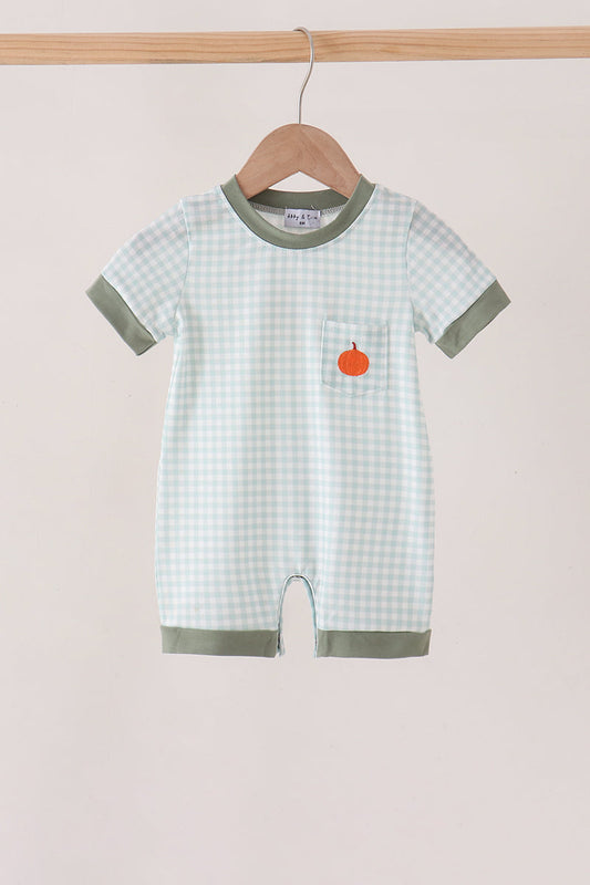 Little Boys | Gingham Pumpkin Jon Jon