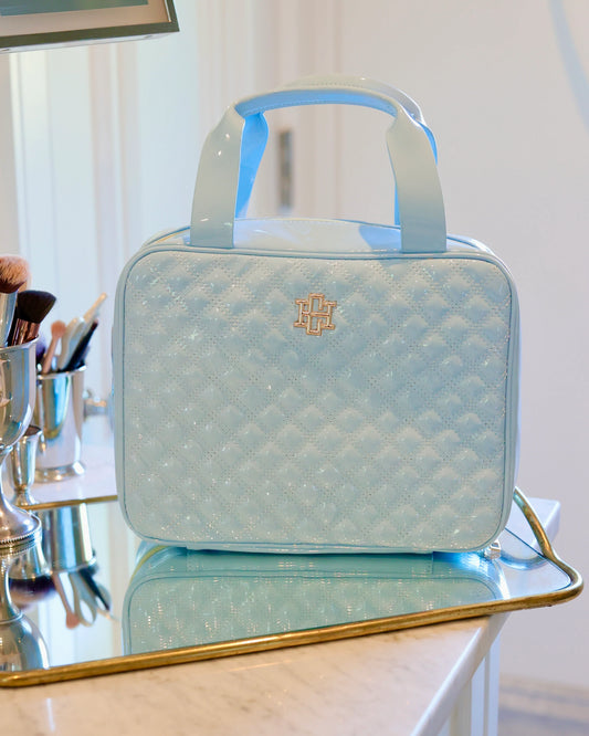 Punta Cana Large Case | Light Blue Patent