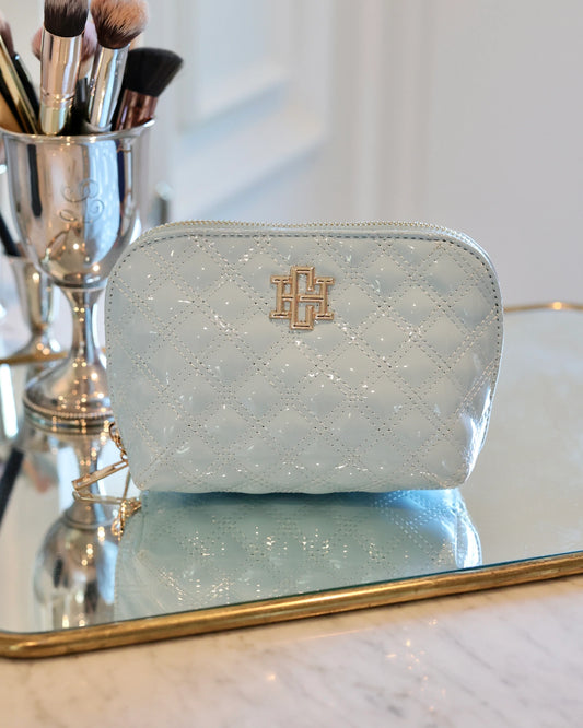 Ibiza Small Pouch | Light Blue Patent