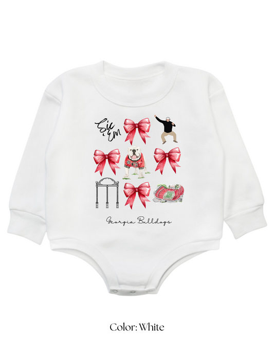 *CUSTOM* (Baby) UGA Sweatshirt Bubble