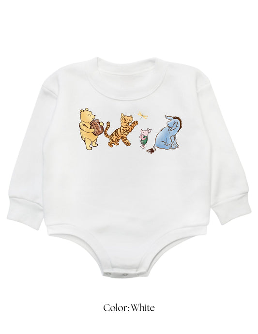 *CUSTOM* (Baby) Winnie the Pooh & Friends Sweatshirt Bubble