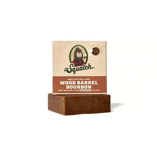 Dr. Squatch Wood Barrel Bourbon Mini Bar Soap