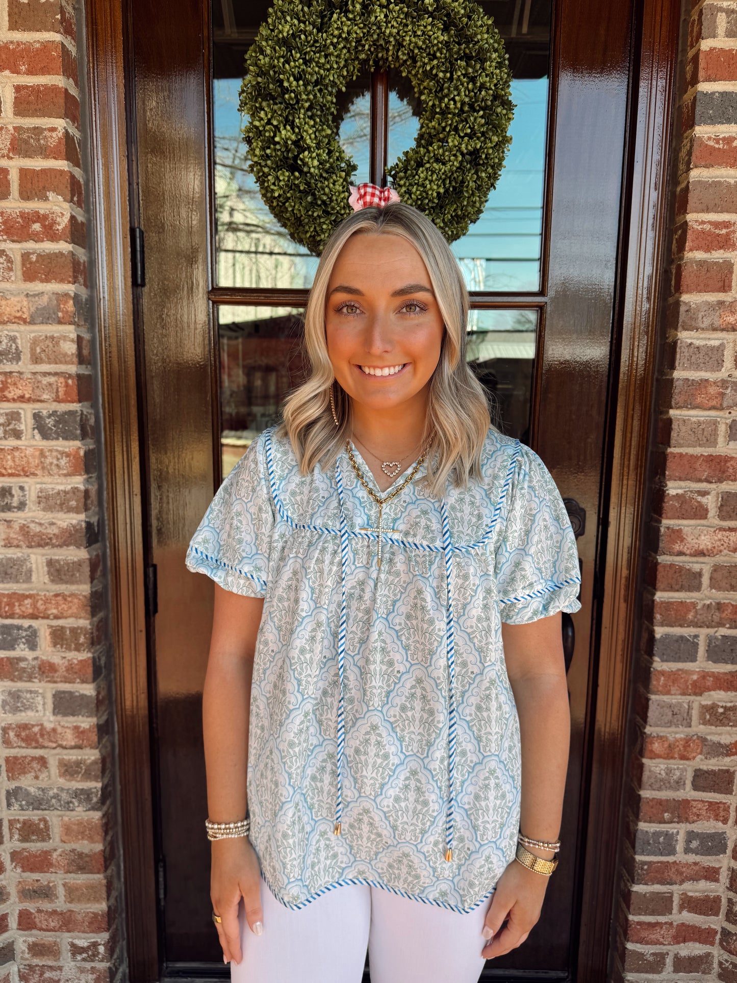 Beachy Breeze Contrast Top