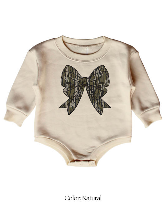 *CUSTOM* (Baby) Bottomland Bow Sweatshirt Bubble