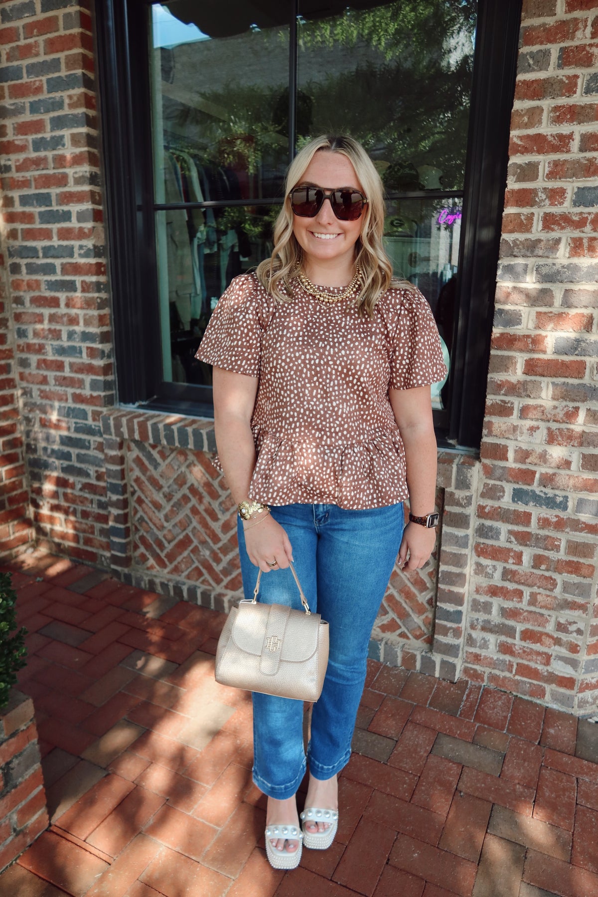 Animal Print Horse-Bit Dress