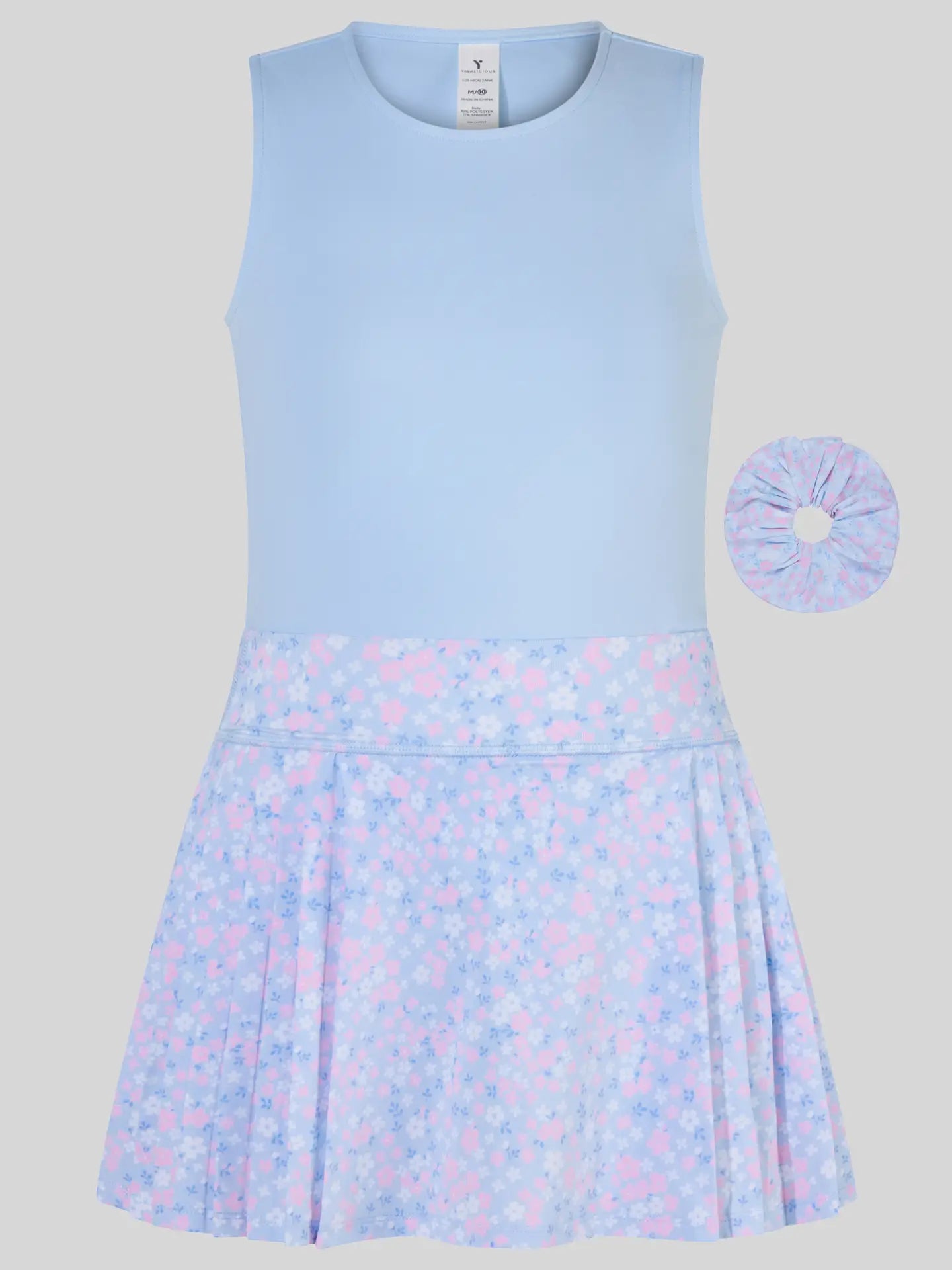 Millie Floral Tank, Skort & Scrunchie Set (Girls)