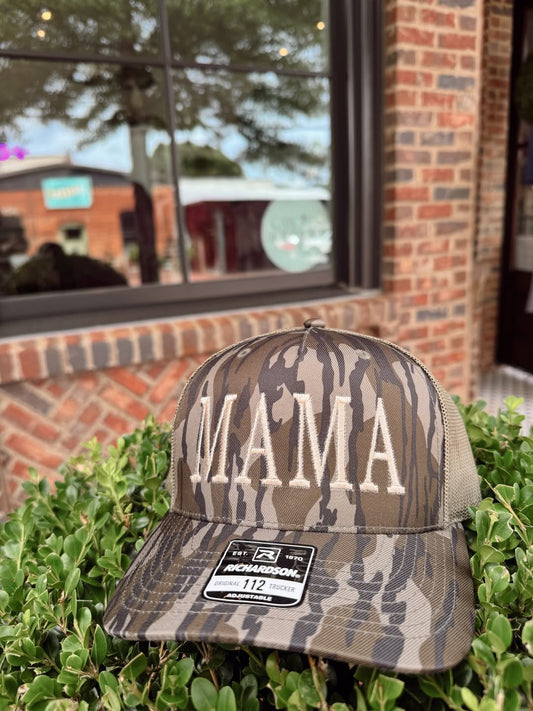 Mossy Oak Bottomland MAMA Embroidered Hat